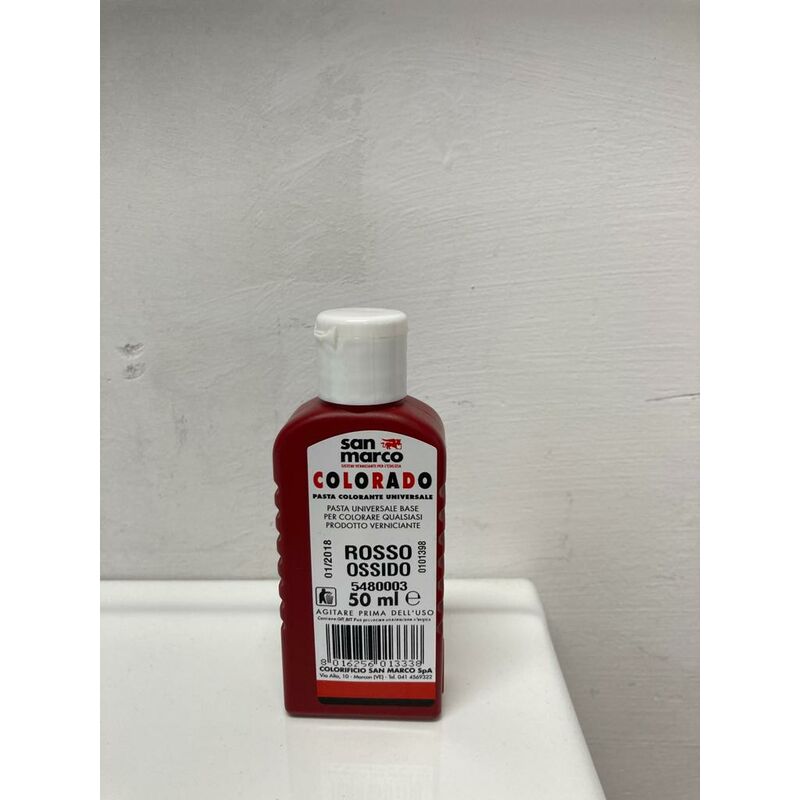 foto del prodotto colorado pasta colorante rosso ossido lt 0,050