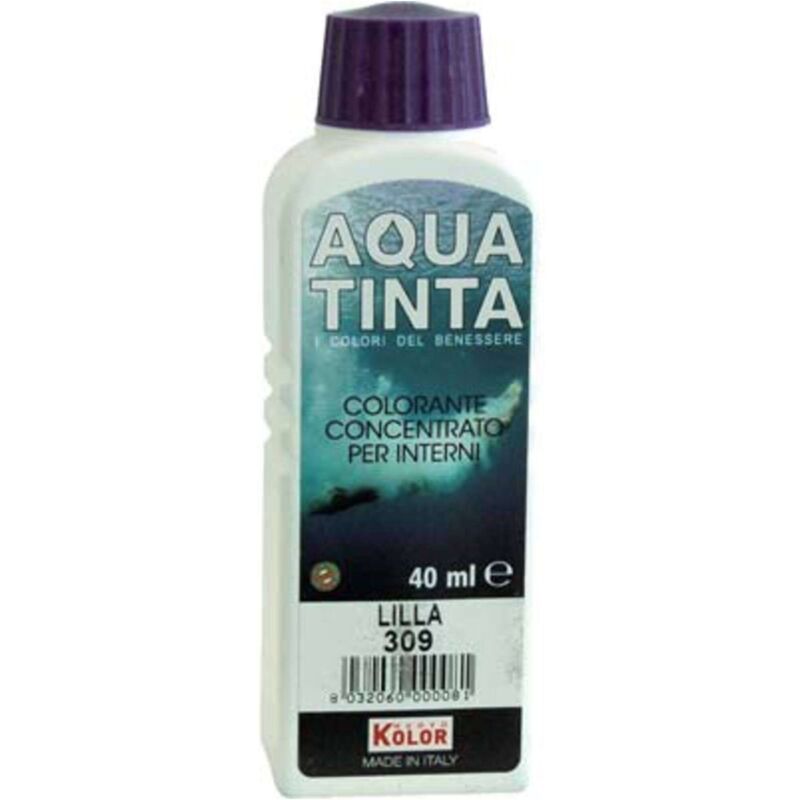 foto del prodotto colorante acqua aquatinta 309 lilla ml 40 10 pezzi