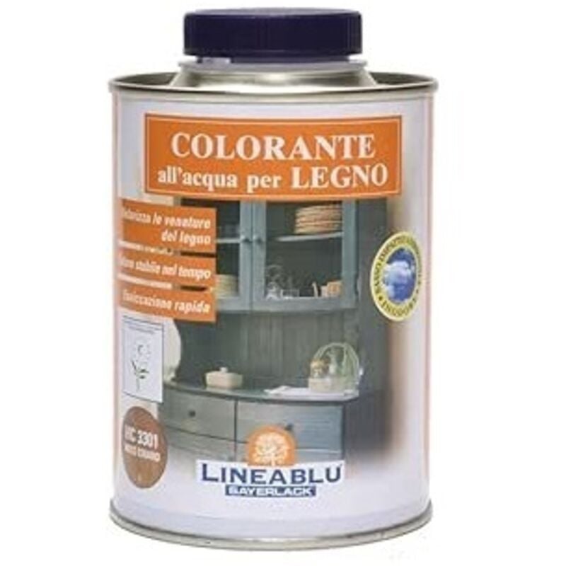 foto del prodotto colorante all acqua per legnoblu provenza 0,5 lt sayerlack