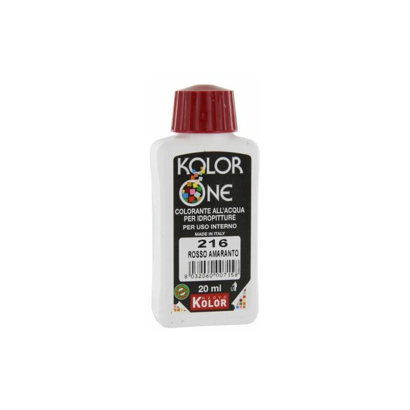 foto del prodotto colorante kolor one 20 ml rosso amaran 216 12 pz