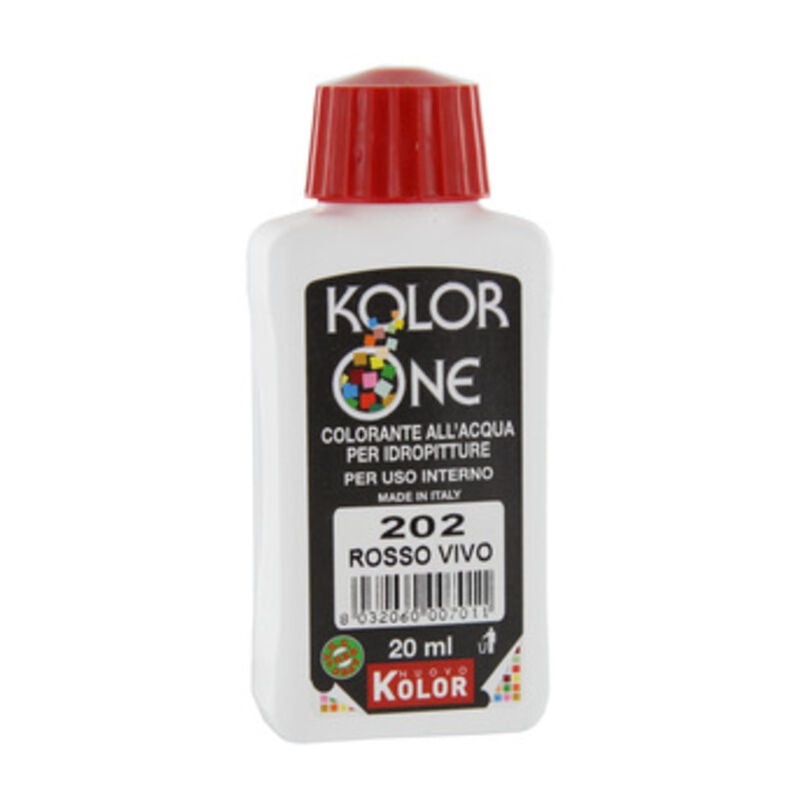 foto del prodotto colorante kolor one ml.20 n.202 rosso vivo. prezzo per 1 pezzo.