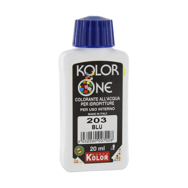 foto del prodotto colorante kolor one ml.20 n.203 blu. prezzo per 1 pezzo.