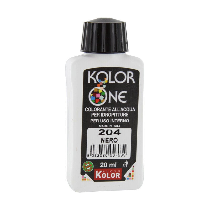 foto del prodotto colorante kolor one ml.20 n.204 nero. prezzo per 1 pezzo.