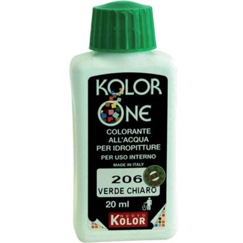 foto del prodotto colorante kolor one ml.20 n.206 verde chiaro