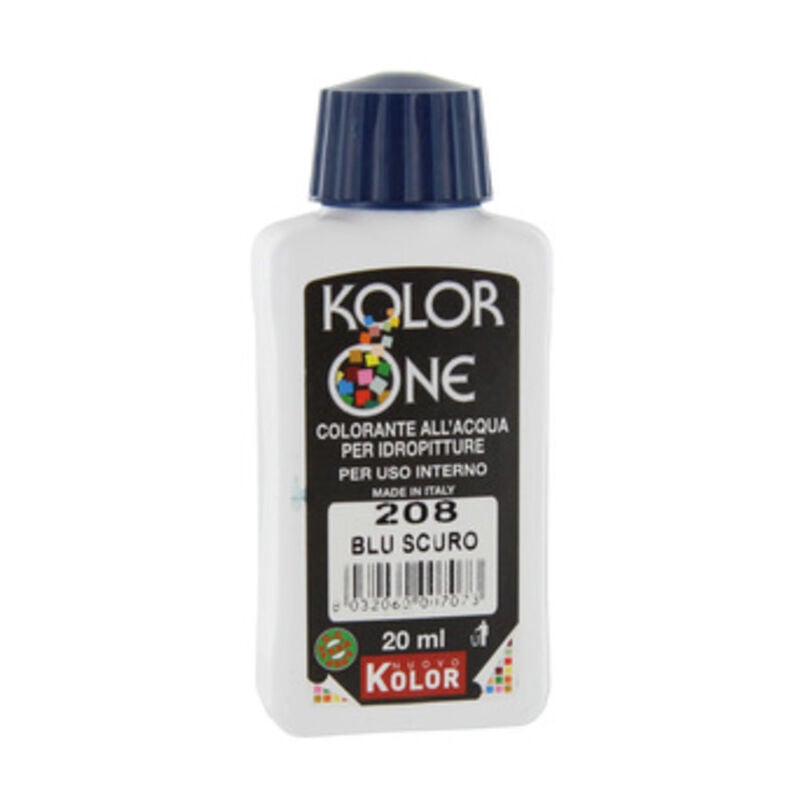 foto del prodotto colorante kolor one ml.20 n.208 blu scuro. prezzo per 1 pezzo.