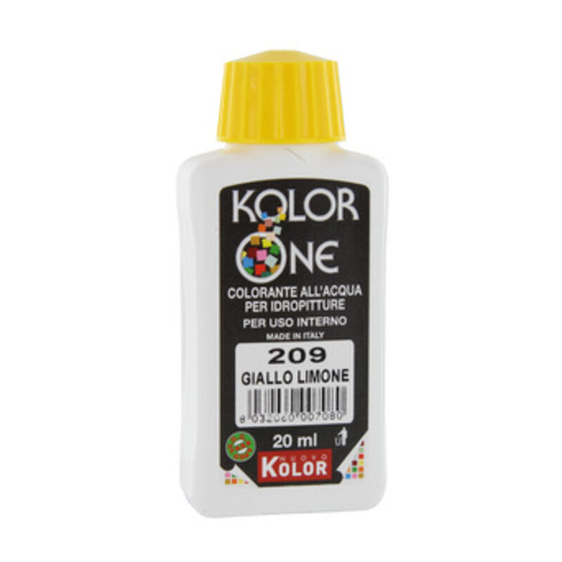 foto del prodotto colorante kolor one ml.20 n.209 giallo limone. prezzo per 1 pezzo.