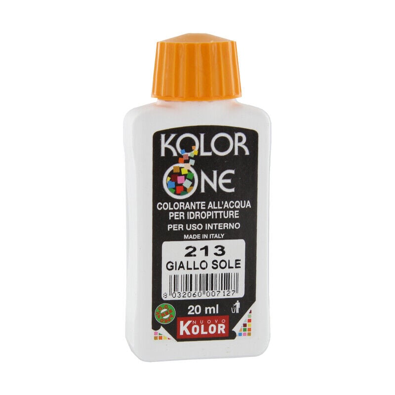 foto del prodotto colorante kolor one ml.20 n.213 giallo sole. prezzo per 1 pezzo.