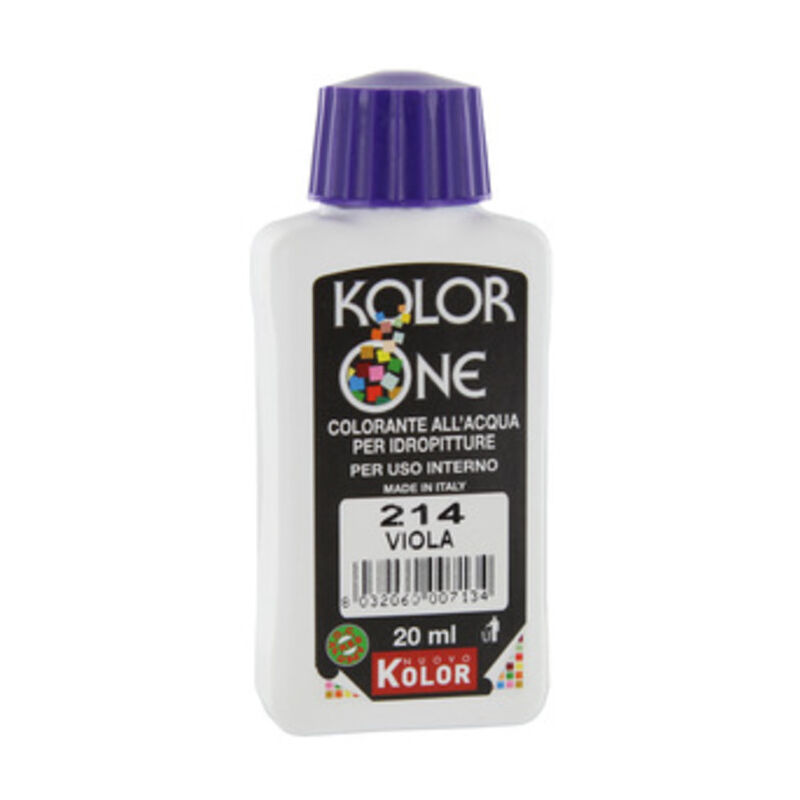 foto del prodotto colorante kolor one ml.20 n.214 viola. prezzo per 1 pezzo.