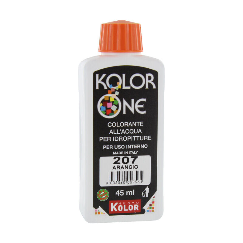 foto del prodotto colorante kolor one ml.45 n.207 arancio. prezzo per 1 pezzo.