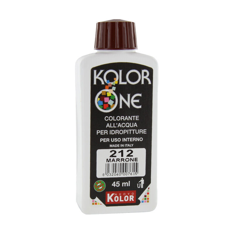 foto del prodotto colorante kolor one ml.45 n.212 marrone. prezzo per 1 pezzo.