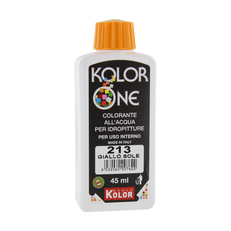 foto del prodotto colorante kolor one ml.45 n.213 giallo sole. prezzo per 1 pezzo.