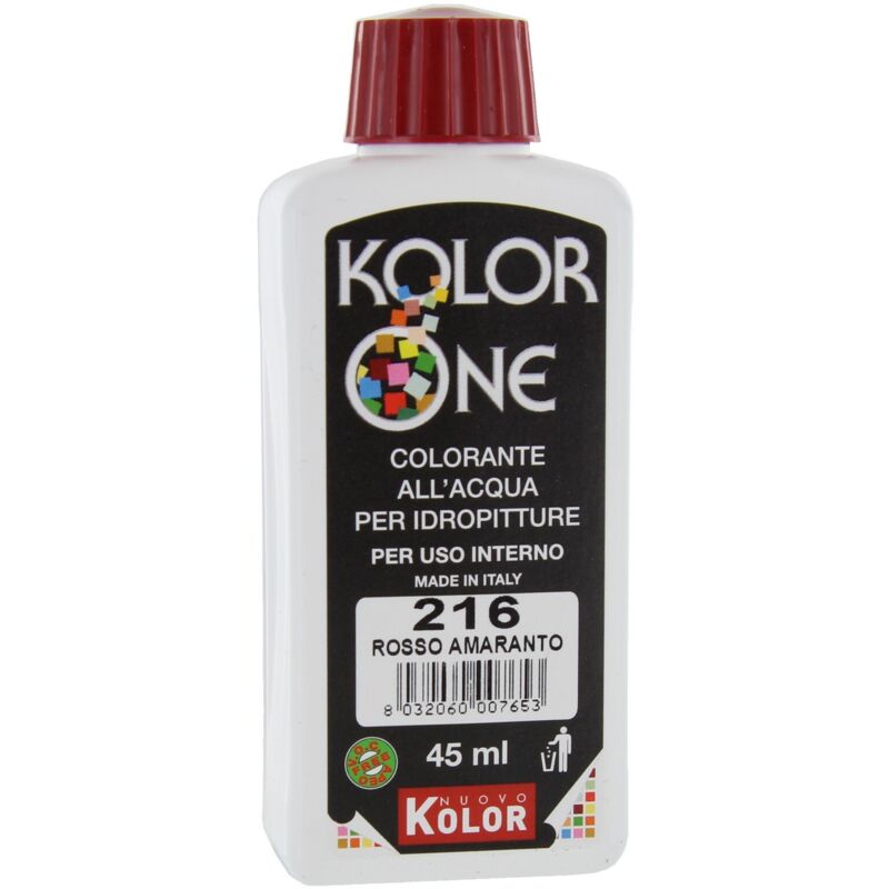 foto del prodotto colorante kolor one ml.45 n.216 rosso amaran. - 12 pz