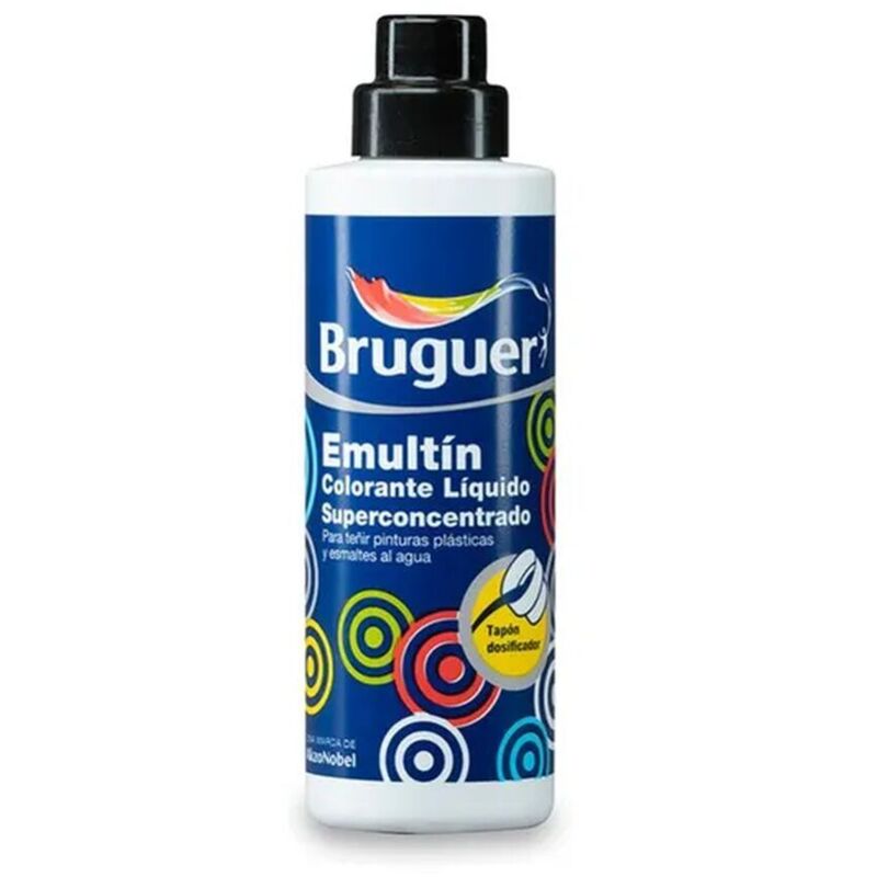 foto del prodotto colorante liquido superconcentrato bruguer emultin 5056640 nero 50 ml