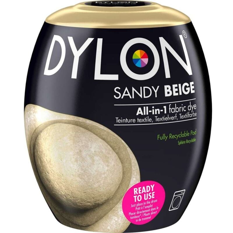 foto del prodotto colorante per tessuti sandy beige uso lavatrice dylon