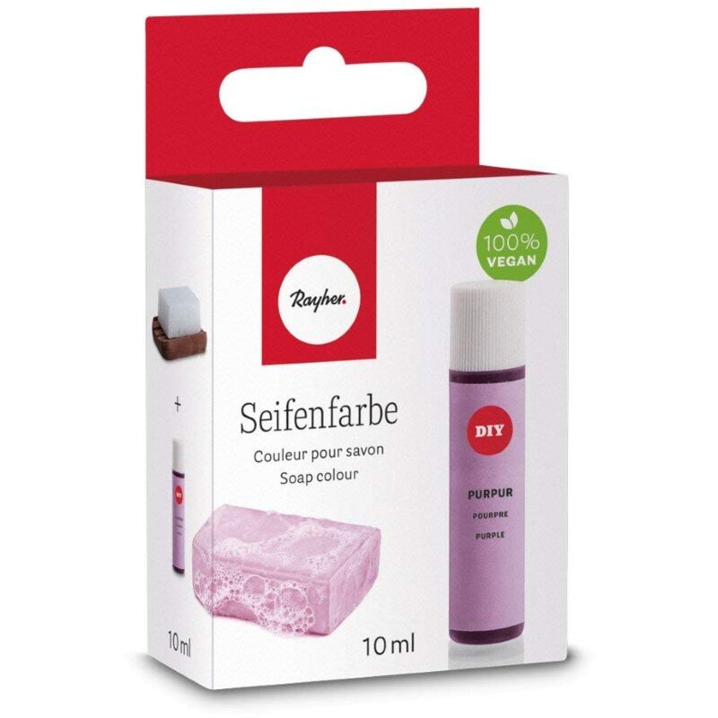 foto del prodotto colorante saponi, porpora, box blis. 10ml, 34246313 rayher