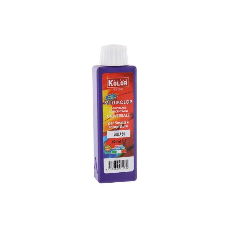 foto del prodotto colorante universale colorea ml. 40 n.50 viola cf. 12 pz