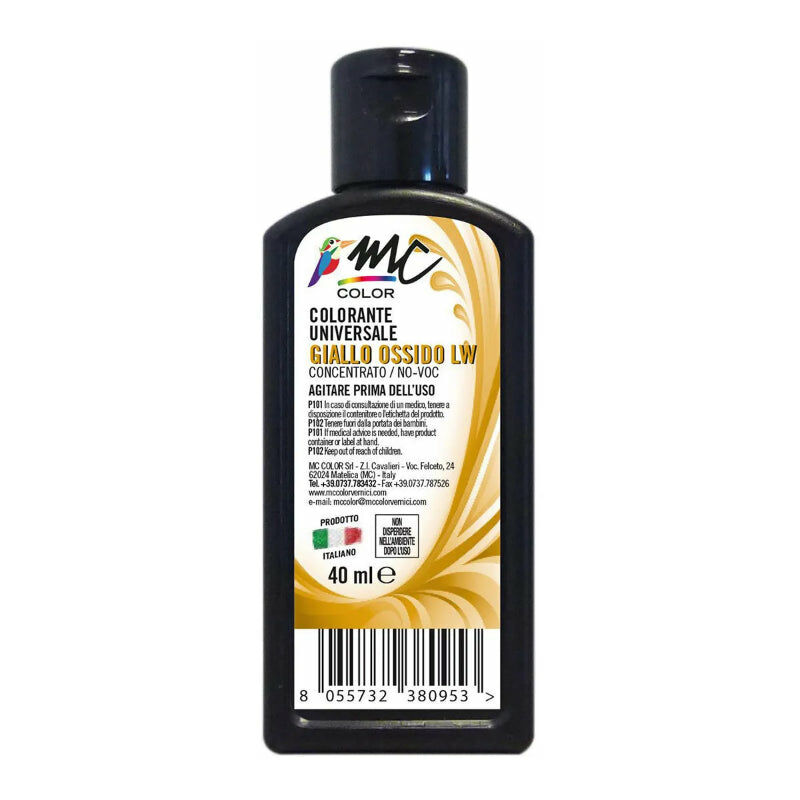 foto del prodotto colorante universale concentrato 40 ml giallo ossido lw