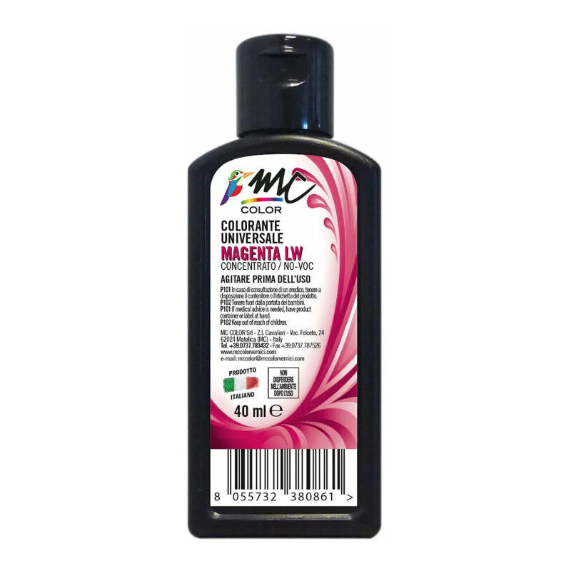foto del prodotto colorante universale concentrato 40 ml magenta lw