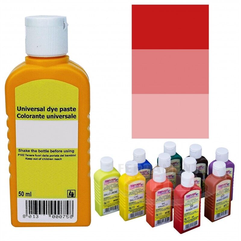 foto del prodotto colorante universale ml. 40 n.20 rosso vivo colorea