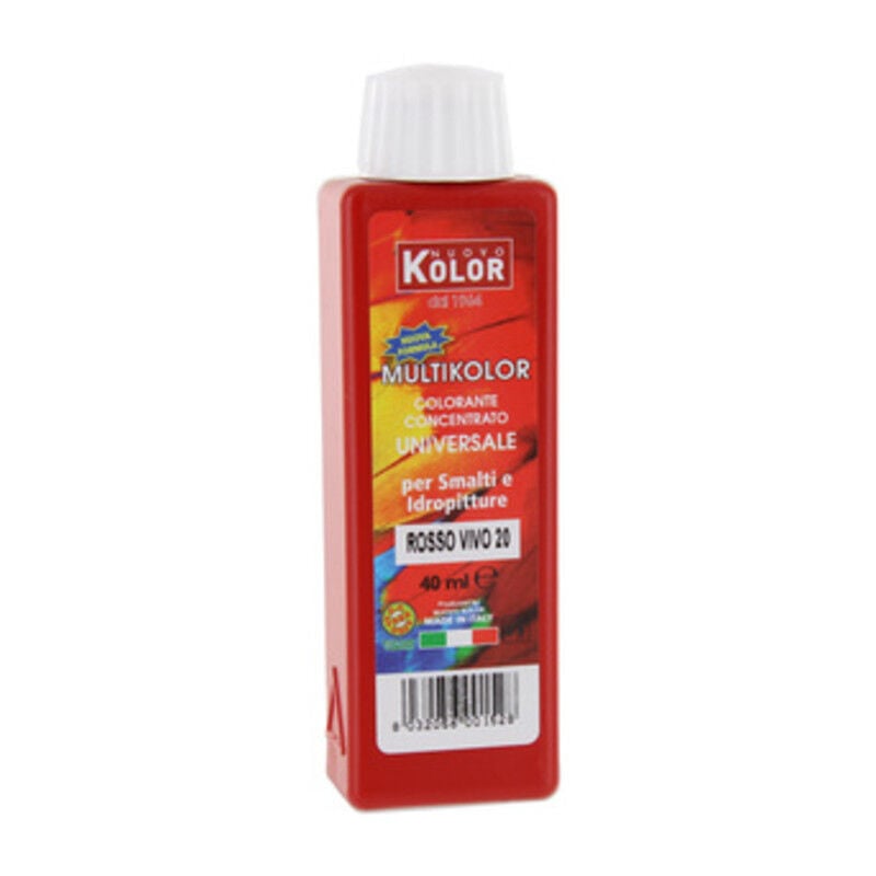 foto del prodotto colorante universale ml.40 rosso vivo 20r. prezzo per 1 pezzo.
