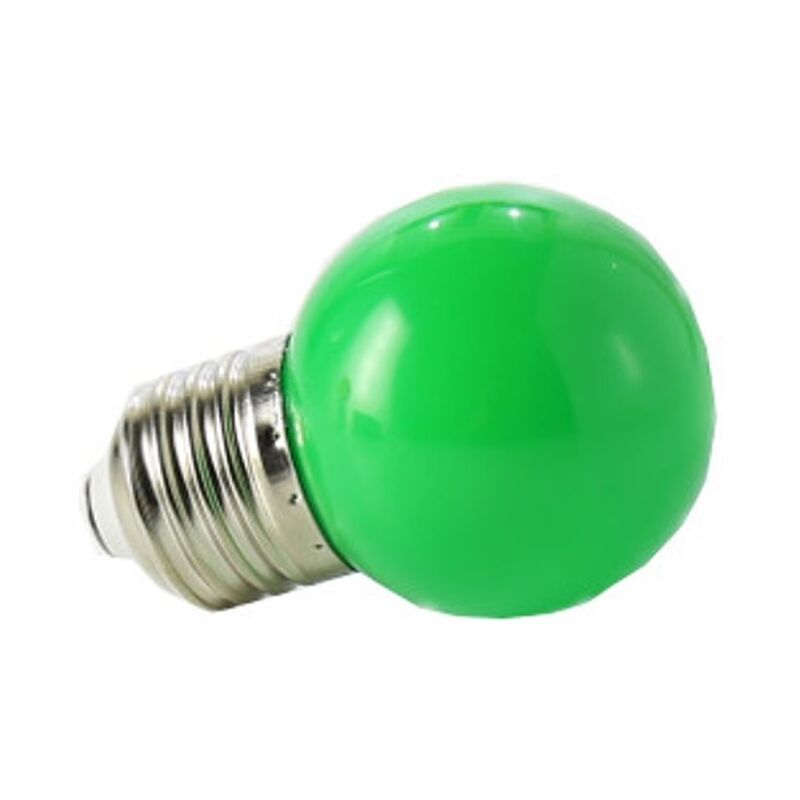 foto del prodotto colore lampadina a led 1w e27 green fiesta led bulb e27 colori jandei
