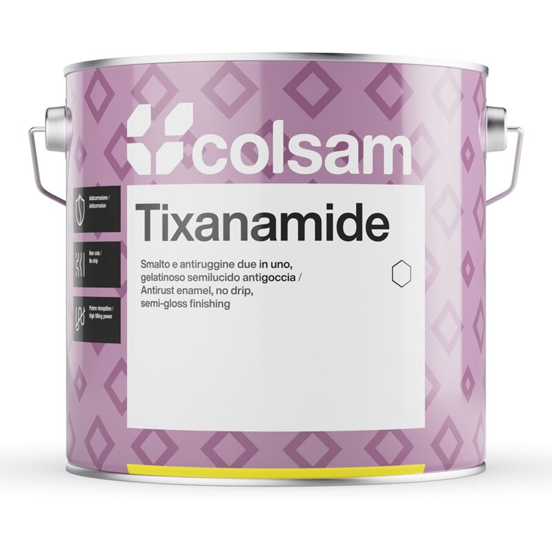foto del prodotto colorificio sammarinese smalto antiruggine tixanamide lt 0,750 protezione e finitura in un unico prodott grigio perla