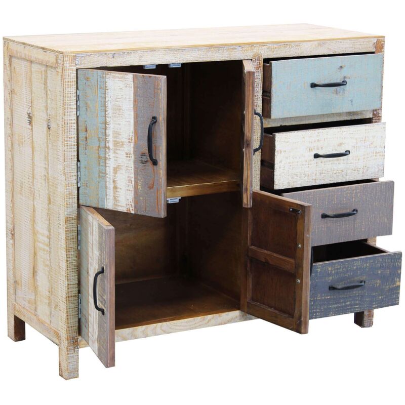 foto del prodotto colorwood mobile 4 cassetti 4 ante