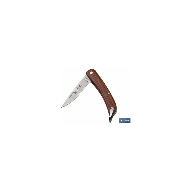 foto del prodotto coltello da campo con 8,5 cm. foglia
