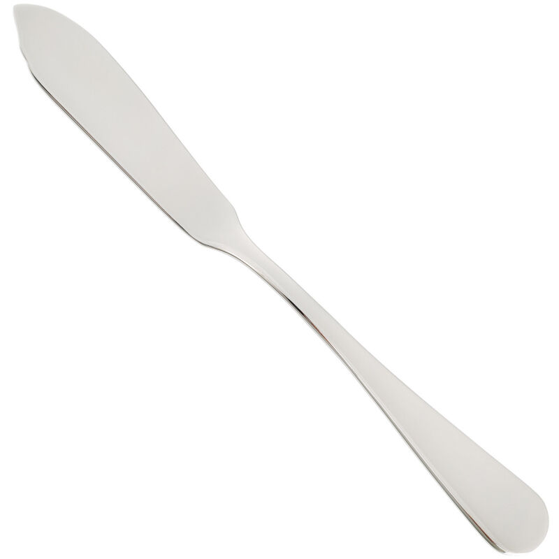 foto del prodotto coltello da pesce arcos serie lisboa, coltello monoblocco de acciaio inox de 85 mm, colore argento.