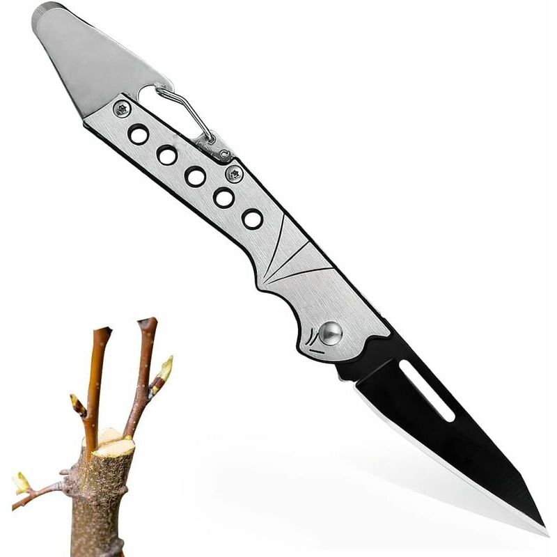 foto del prodotto coltello da potatura pieghevole coltello da innesto professionale coltello da giardino pieghevole coltello da innesto da giardinaggio