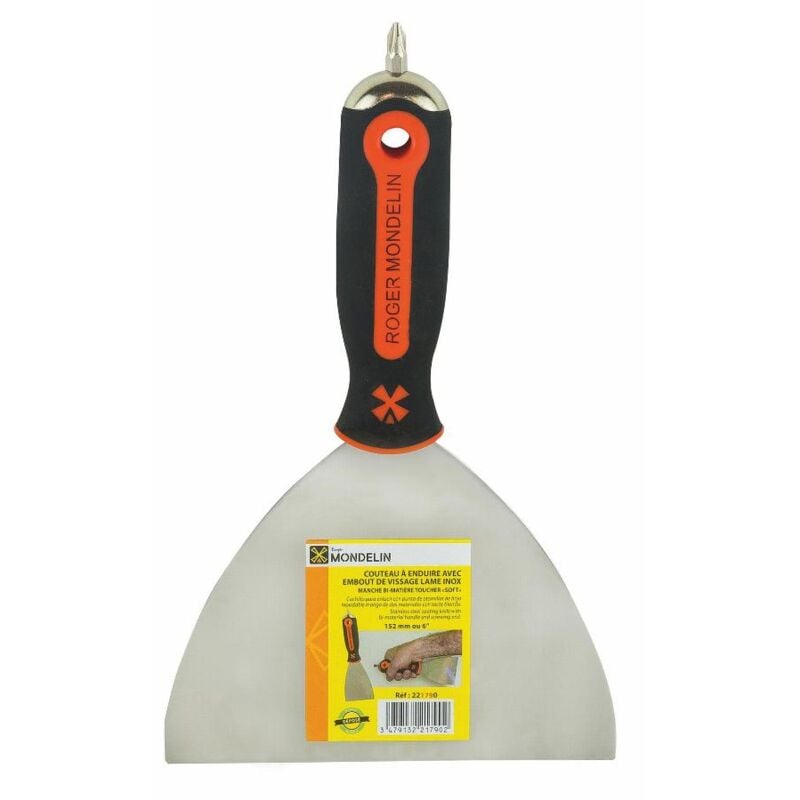 foto del prodotto coltello da stuccatore m. bimat l. inox 152mm punta ph2 mob 221790