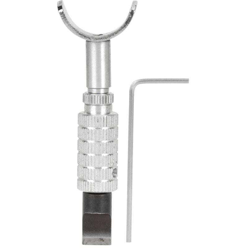 foto del prodotto coltello girevole con cuscinetto a sfera strumento per intaglio della pelle fatto a mano regolabile in acciaio al tungsteno fai da te con testa m2 