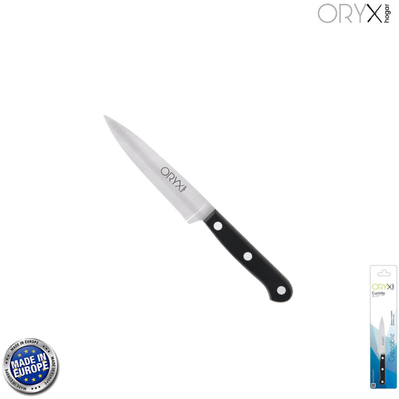 foto del prodotto coltello grenoble patatero puntilla lama in acciaio inox 11 cm. nero oryx