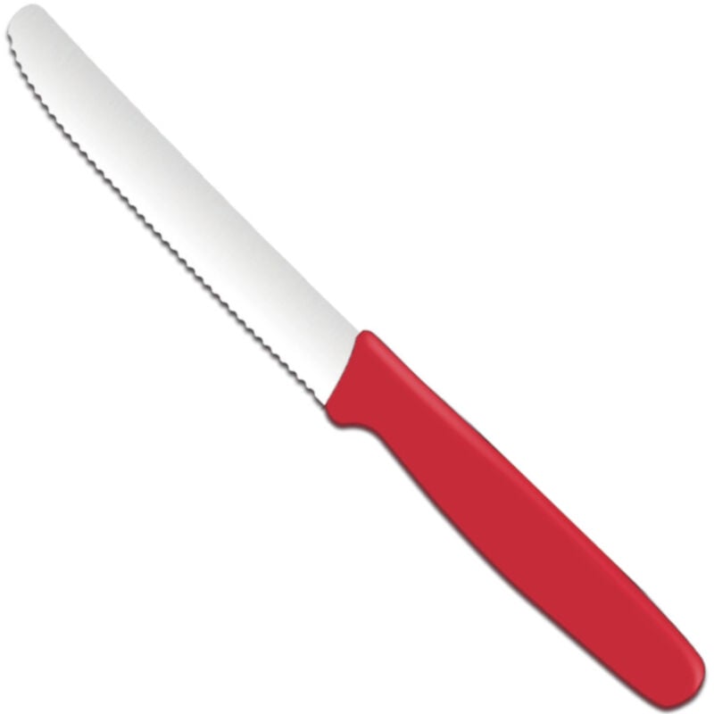 foto del prodotto coltello multiuso seghettato 112 211 mm rosso