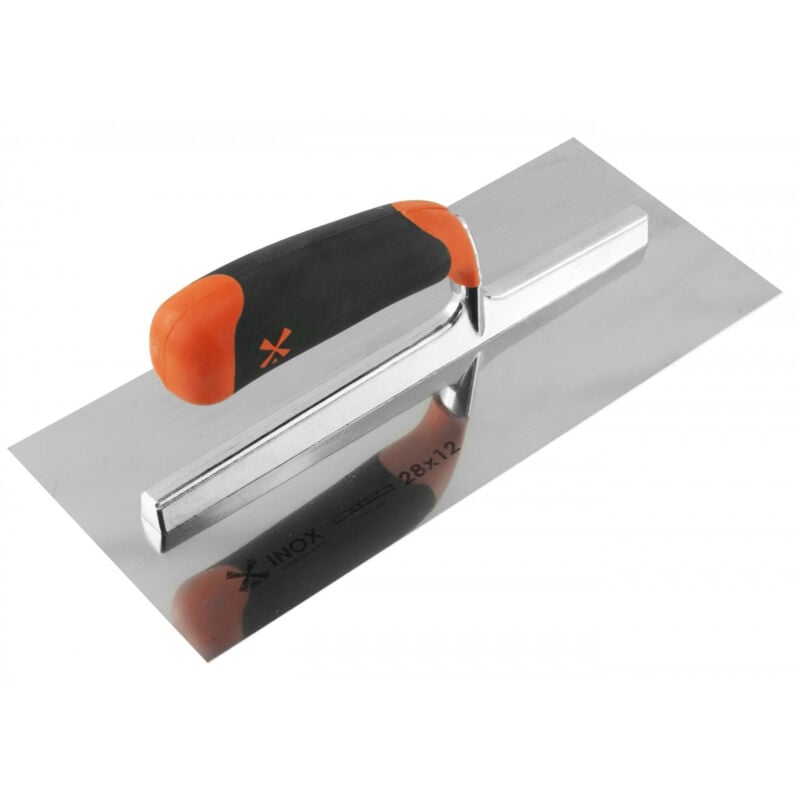 foto del prodotto coltello piatto 0,6 mm lama in acciaio inox 28x12cm manico in bimateriale mondelin