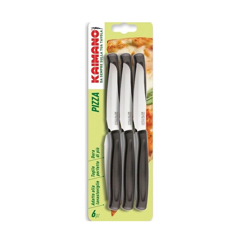 foto del prodotto coltello pizza pz. 6 dinamik nero