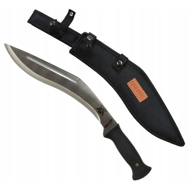 foto del prodotto coltello spada macchina xxl 45cm full tang 420 acciaio inox baionetta custodia