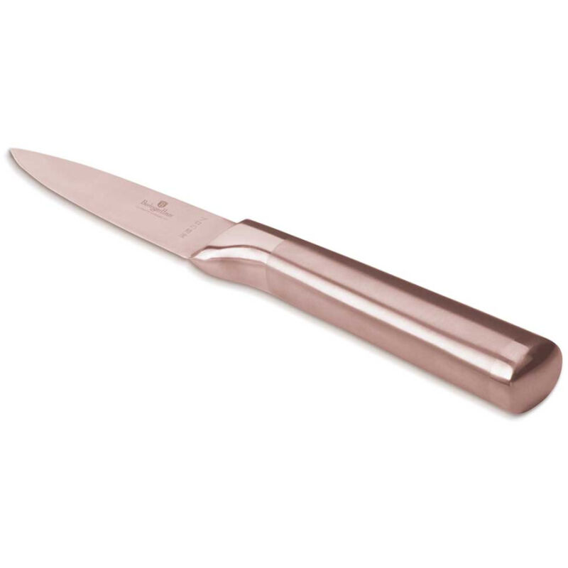 foto del prodotto coltello spelucchio in acciaio berlinger haus 9,5 cm bh 2939 oro rosa