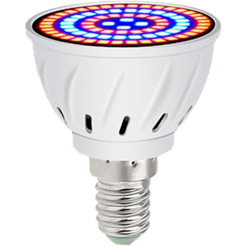 foto del prodotto coltiva la luce 60 led e14 pianta coltiva la luce per piante a spettro completo giardinaggio luce 220v interno per piante d appartamento piante