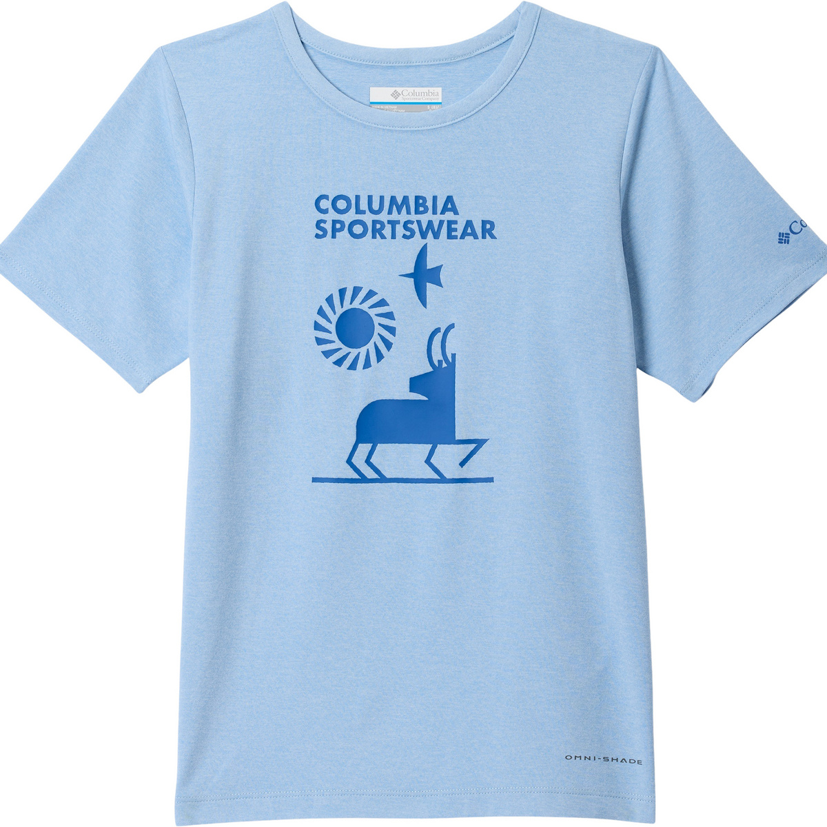 foto del prodotto columbia bambino maglietta tech trail graphic