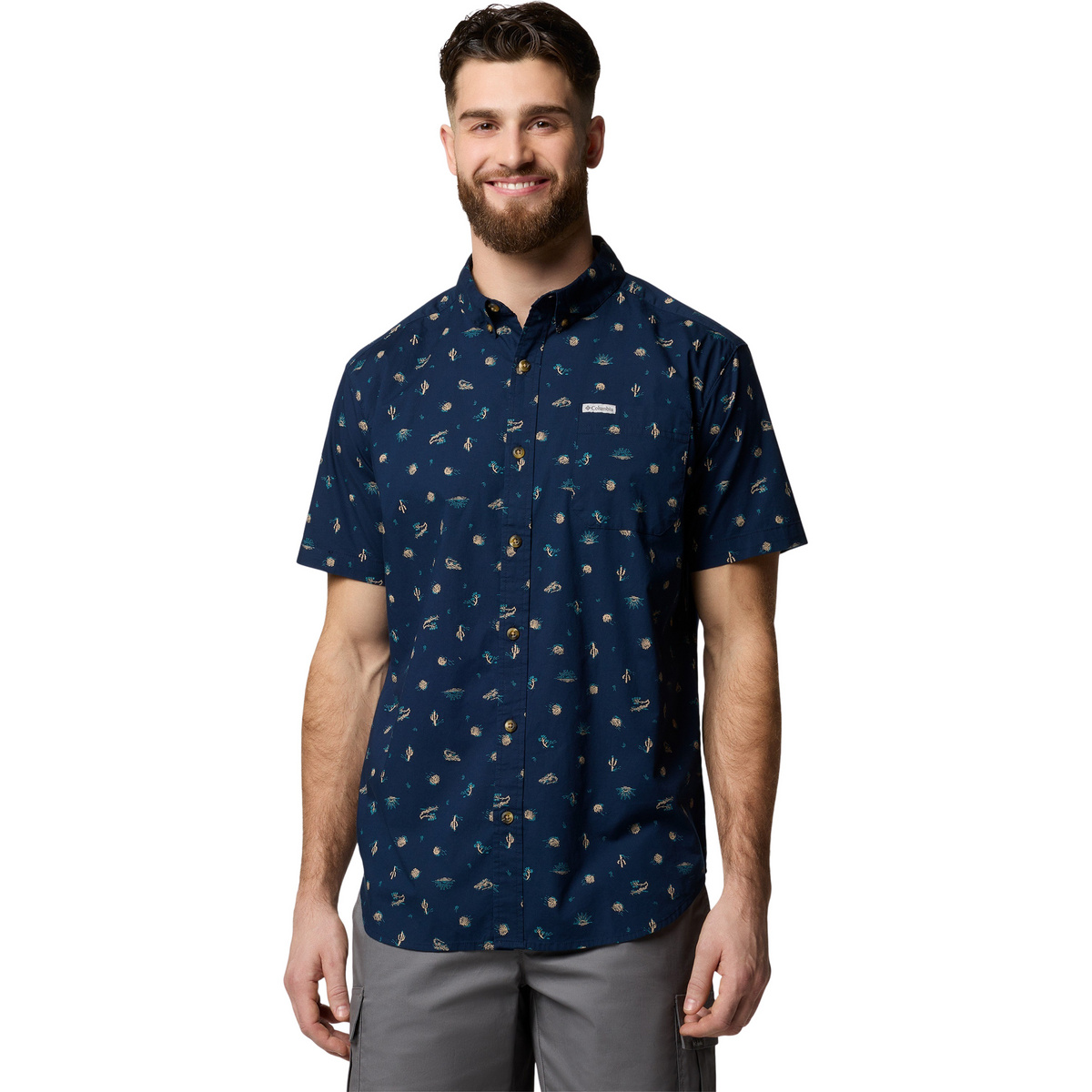 foto del prodotto columbia uomo camicia rapid rivers printed
