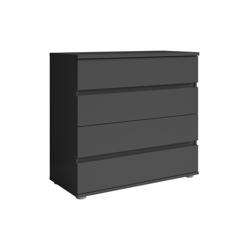 foto del prodotto com 4 cassetti grigio grafite collezione nofi