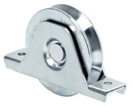 foto del prodotto com art.335 ruota gola a v supporto intern.mm.100