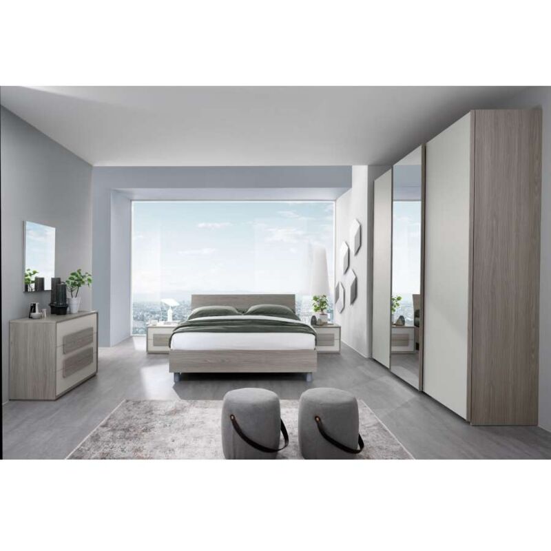 foto del prodotto com pianosa grigio cenere 3 cassetti 105x46x75 cm arredo ecologico mcs