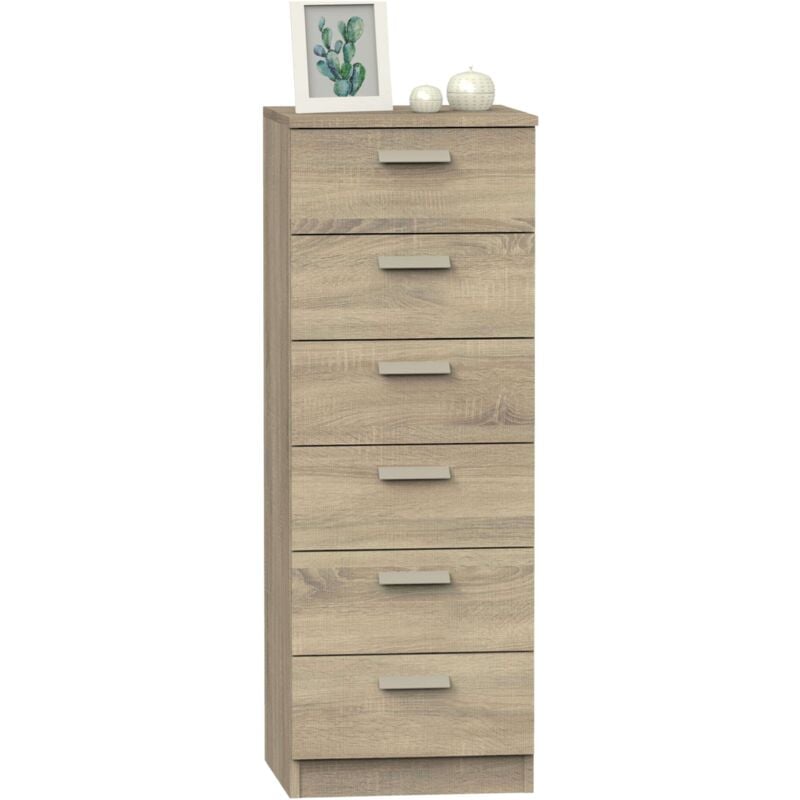 foto del prodotto com tibet cambrian color 6 cassettiera per camera da letto per ragazzi, mobile doppio 110x40x40 cm