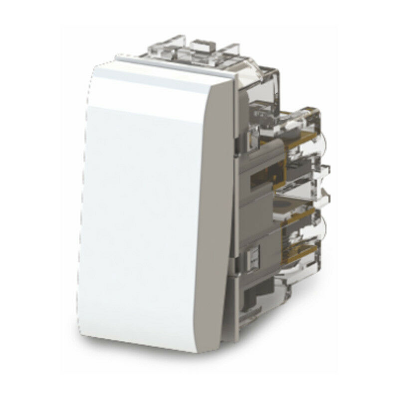 foto del prodotto comando 4box uniko per serie vimar plana bianco 4b.v14.cu