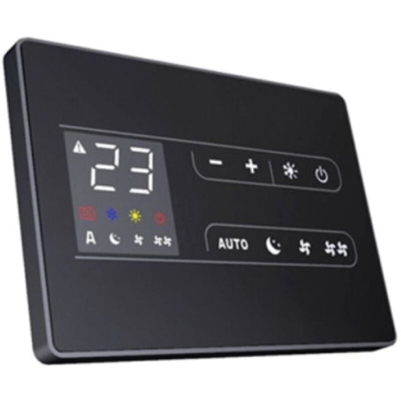 foto del prodotto comando a muro smart touch new nero con sensore umidita eea649ii innova