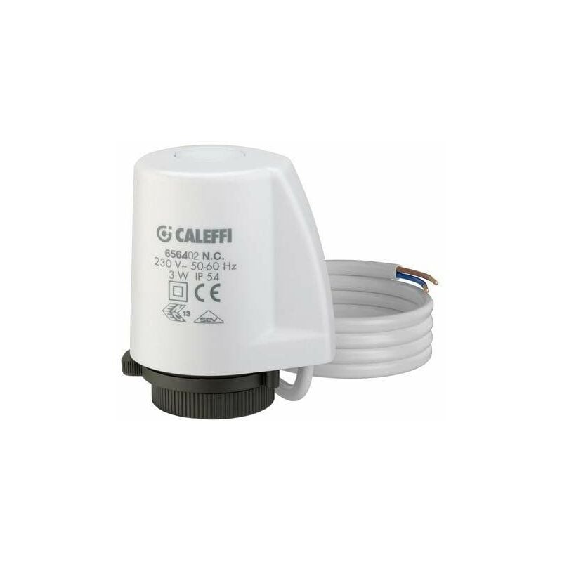 foto del prodotto comando elettrotermico a basso assorbimento caleffi 656402 656404 230v