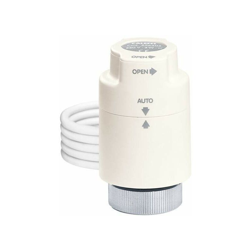 foto del prodotto comando elettrotermico con manopola e microinterruttore caleffi 6563 230v