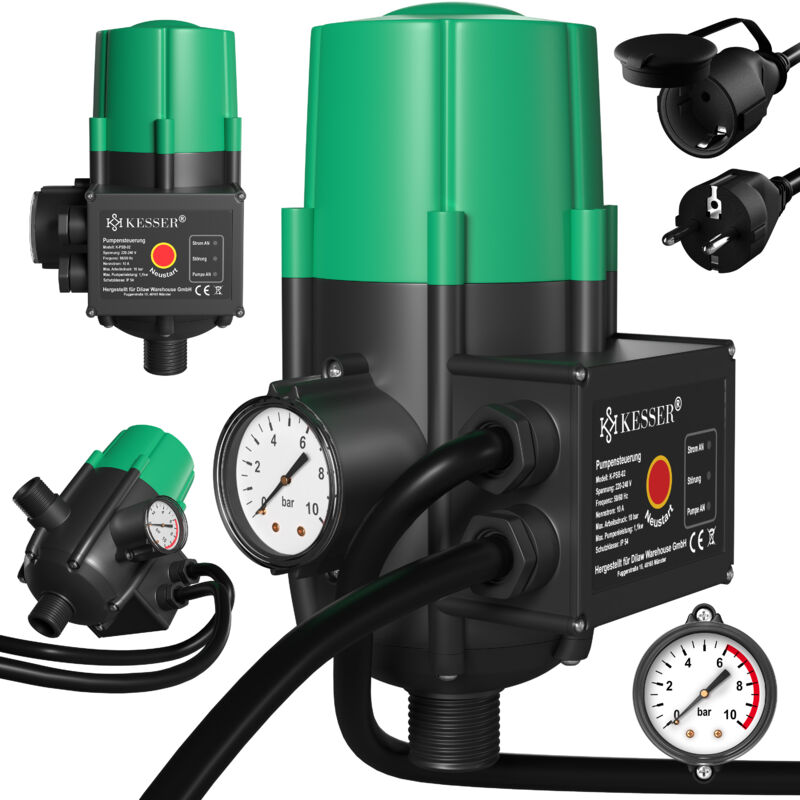 foto del prodotto comando pompa con display a barre con cavo 10 bar pressostato elettrico il pressostato controlla la pressione dell acqua accensione e spegnimento